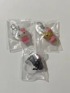 【3個セット】ハローキティ めじるしアクセサリー