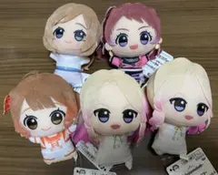 けいおん！ ボールチェーン付 ぬいぐるみクリスマスver. 5個セット