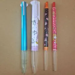 スタイルフィット ディズニー ミニー デイジー 水森亜土 4本セット ボールペン