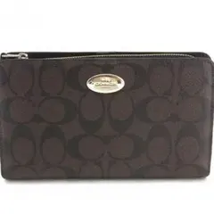 【未使用品】コーチ シグネチャー 長財布 ブラウン