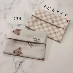 【759】ミニサイズ　ポケットティッシュケース　２個セット