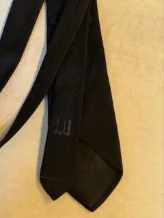 dunhill ブラック ネクタイ
