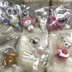 サンリオキャラクターズ　ゆるっとめじるしアクセサリー コンプリート 6点