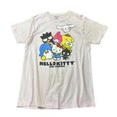 サンリオ　キャラクタープリントTシャツ　古着　ピンク　8Sa