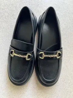 GU ブラックローファー XL金具付き