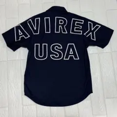 AVIREX USA 半袖シャツ ビッグロゴ Mサイズのサムネイル