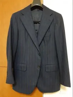 BELVEST ベルベスト　フランネルスーツ　ネイビー　50
