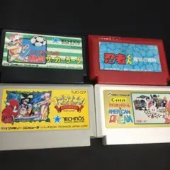 ファミコンカセット　４本