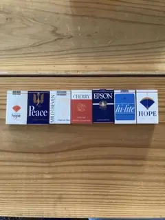 昭和レトロタバコ柄マッチ7種