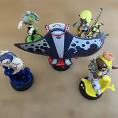 スプラトゥーン3 amiibo すりみ連合　フウカ・ウツホ・マンタローその他