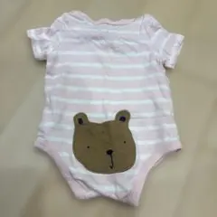 GAP ストライプ クマさんロンパース 0-3ヶ月