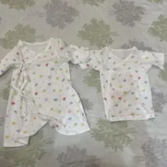 ミキハウスコットン コンビ肌着 短肌着セットサイズ50