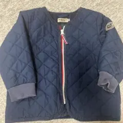 ミキハウス　キルティングネイビーアウター