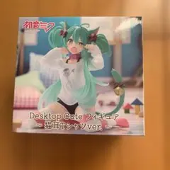初音ミク Desktop Cute フィギュア 猫耳Tシャツver.