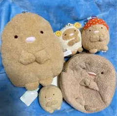 新品　すみっコぐらし　とんかつ　プライズ　ぬいぐるみ　マスコット　セット