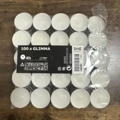 IKEA キャンドル　99個　GLIMMA 香りなし