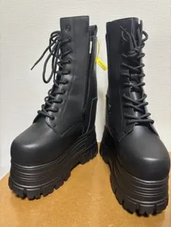 22cm盛り 厚底ブーツ 24.5cm コスプレ