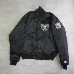 80's- STARTER NFL レイダース　リバーシブル　スタジャン　Mのサムネイル