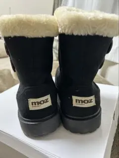 moz ムートンブーツ ブラック