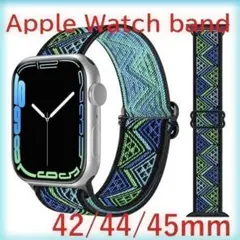 Apple Watch バンド エスニック柄 42/44/45ｍｍ デルタ柄