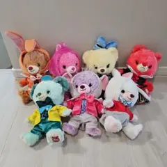 ユニベアシティのぬいぐるみセット（ミントティー、レッドベリー
