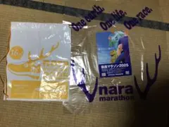 奈良マラソン2025 ☆ランドリーバック⭐︎ポンチョ☆プログラムセット