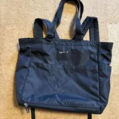 agnès b. ブラックトートバッグ