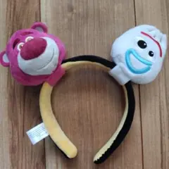 香港ディズニー限定　カスタマイズカチューシャ 3点セット　ロッツォ・フォーキー