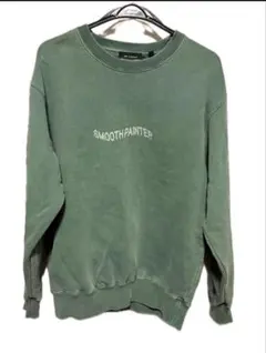 XLARGE スウェット トレーナー バックプリント グリーン S 古着