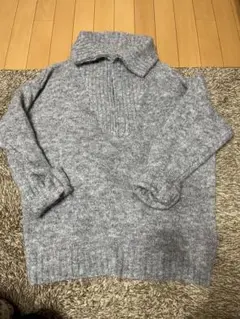 Rafraf グレー ハイネックセーター サイズ1