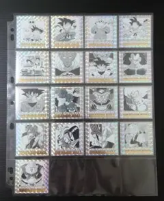 ドラゴンボール40周年記念シールウエハース　17枚セット