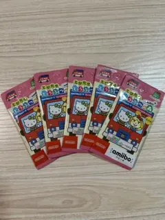 あつまれどうぶつの森amiibo サンリオコラボ5枚セット