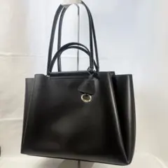 【未使用極美品❣️】UNITED ARROWS ダブルハンドルトートバッグブラック