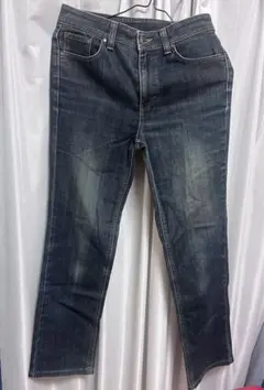 EDWIN ミスエドウィン デニム ダークブルー ストレートレッグジーンズ 美品