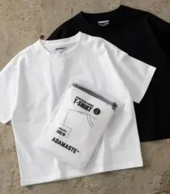 ADAMASTEのTシャツ 白と黒のシャツ2枚 - メルカリ