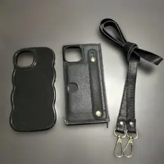 iPhone14 ケース　ショルダー　2点セット
