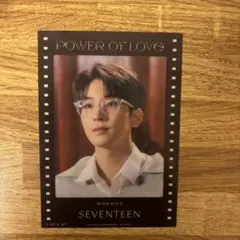 SEVENTEEN POWER OF LOVE:THE MOVIE 特典 ウォヌ
