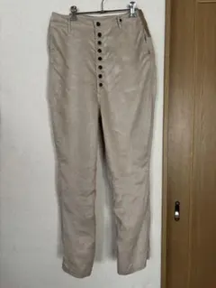KAPITAL キャピタル　リネン100%リネン切り替パンツ サイズ1