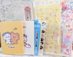 【入学準備やお祝いに！】シール入り、おすそ分け文具セット