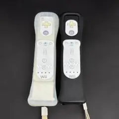 Wii リモコン モーションプラス2本セット ＋ シリコンカバー　ストラップ付き