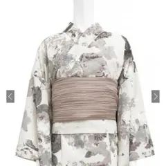 GRL 浴衣　セパレート　fy027 ショート 3点セット2Way水彩花柄浴衣セット[fy027] | レディース