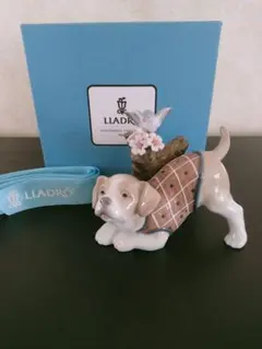 新品 リヤドロ「blossoms for the puppy」