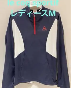 le coq sportif ハーフジップシャツ ネイビーレディースM