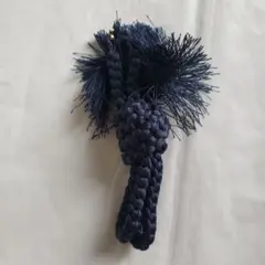 未使用　子供用　羽織紐　ネイビー　七五三　F