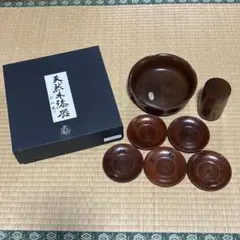 木製ケヤキ三段食籠桐箱付き [B25800] - メルカリ