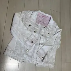 mezza piano ホワイトジャケット 140