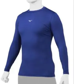 Mizuno 野球　ネイビー アンダーシャツ Oサイズ　長袖