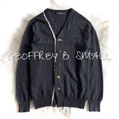 00s GEOFFREY B. SMALL ハンドメイド ウール カーディガン Geoffrey B.Small handmade recycle knit patchwork cardigan | HUES