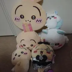 ちいかわ うさぎ & モモンガ ぬいぐるみ ６点セット