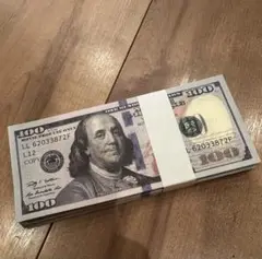 フェイク100ドル1束$10,000 100ドル札1束10000ドル